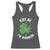 Funny St. Patrick's Day Cannabis Racerback Tank Top Kiss Me I'm Highrish