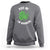 Funny St. Patrick's Day Cannabis Sweatshirt Kiss Me I'm Highrish