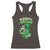 Funny St. Patrick's Day Cannabis Racerback Tank Top 420% Irish Weed