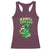 Funny St. Patrick's Day Cannabis Racerback Tank Top 420% Irish Weed