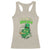 Funny St. Patrick's Day Cannabis Racerback Tank Top 420% Irish Weed