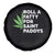 Funny St. Patrick's Day Weed Spare Tire Cover Roll A Fatty For Saints Paddys 420 Cannabis