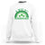 Funny St. Patrick's Day Marijuana Sweatshirt A Wee Bit Highrish 420 Weed Cannabis