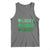 Funny St. Patrick's Day Weed Tank Top Lucky Luckiest Cannabis Shamrock