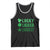 Funny St. Patrick's Day Weed Tank Top Lucky Luckiest Cannabis Shamrock