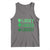 Funny St. Patrick's Day Weed Tank Top Lucky Luckiest Cannabis Shamrock