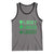 Funny St. Patrick's Day Weed Tank Top Lucky Luckiest Cannabis Shamrock