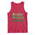 Funny St. Patrick's Day Weed Tank Top Lucky Luckiest Cannabis Shamrock