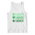 Funny St. Patrick's Day Weed Tank Top Lucky Luckiest Cannabis Shamrock