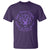 Alzheimer Awareness T Shirt Love Never Forgets Remember For Those Who Cannot Purple Ribbon - Wonder Print Shop