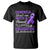 Alzheimer Awareness T Shirt Dementia Comes With A Daughter Who Never Gives Up - Wonder Print Shop