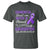 Alzheimer Awareness T Shirt Dementia Comes With A Daughter Who Never Gives Up - Wonder Print Shop