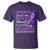 Alzheimer Awareness T Shirt Dementia Comes With A Daughter Who Never Gives Up - Wonder Print Shop