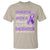 Alzheimer Awareness T Shirt Dementia Comes With A Daughter Who Never Gives Up - Wonder Print Shop