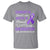 Alzheimer Awareness T Shirt Dementia Comes With A Daughter Who Never Gives Up - Wonder Print Shop