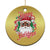 Black Santa Christmas Ornament Happy Holidays African American Santa - Wonder Print Shop