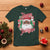 Christmas T Shirt Black Happy Holidays African American Santa - Wonder Print Shop