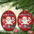 Xmas Nurse Christmas Ornament Be Nice To The Nurse Santa is Watching Groovy - Wonder Print Shop