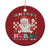 Xmas Nurse Christmas Ornament Be Nice To The Nurse Santa is Watching Groovy - Wonder Print Shop