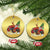 Funny Xmas Christmas Ornament Santa Reindeer Riding Monster Truck - Wonder Print Shop