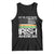 Irish American Pride Tank Top My Blood Runs Ireland America Flag