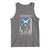 American Grown With Scots Irish Roots Tank Top American Ulster Scots Skull Flag