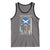 American Grown With Scots Irish Roots Tank Top American Ulster Scots Skull Flag