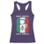 Irish Italian Pride Racerback Tank Top Half Gaelic Half Garlic Shamrock Ireland Italy Flag