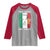 Irish Italian Pride Raglan Shirt Half Gaelic Half Garlic Shamrock Ireland Italy Flag