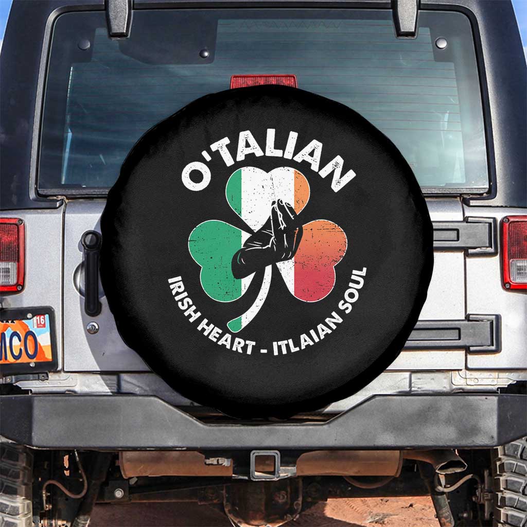 Italian Irish O'talian St. Patrick's Day Spare Tire Cover