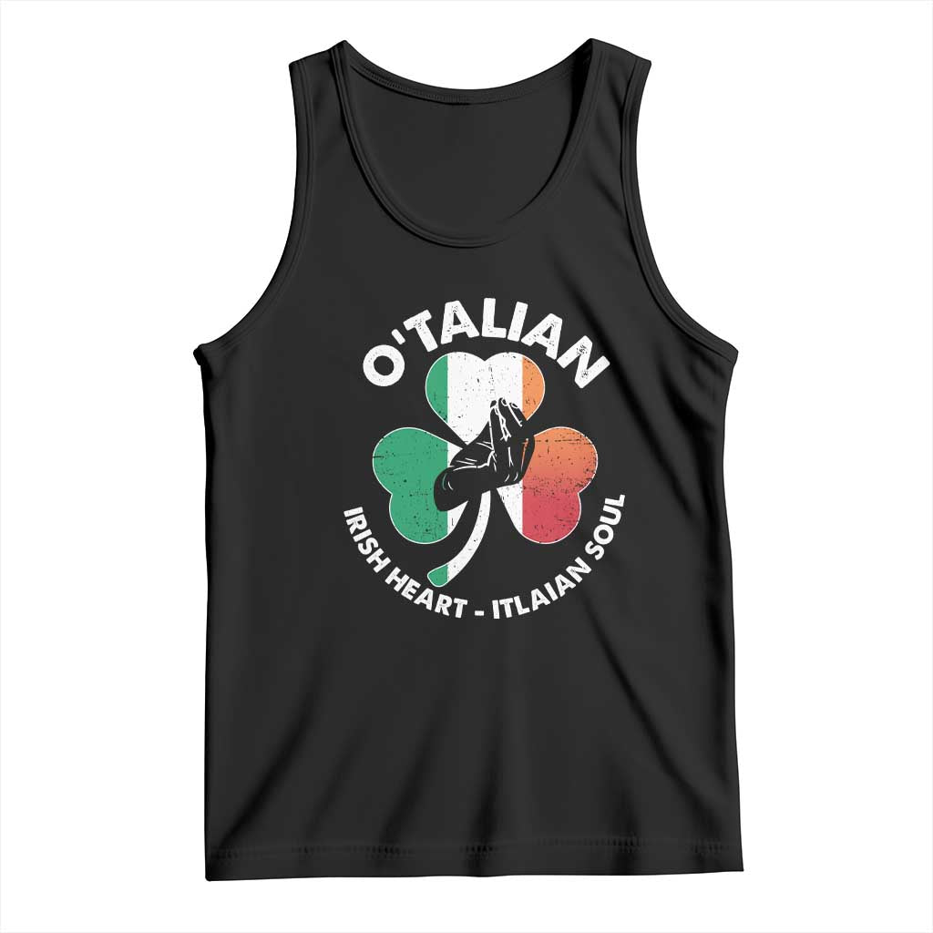 Italian Irish O'talian St. Patrick's Day Tank Top