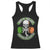 Irish Pride Racerback Tank Top Sons Of Ireland Shenanigans Chapter Skull Shamrock