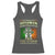 Irish Pride Racerback Tank Top Irish Warrior I Am The Storm The Irishman Whispers Back