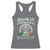 Funny Irishman Racerback Tank Top When My Feet Hit The Floor Each Morning The Devil Says Oh Crap He's Up