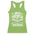 Funny Irish Hurling Racerback Tank Top I Beat People With a Stick