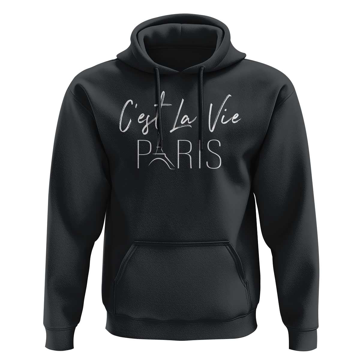 C'est La Vie Eiffel Paris French That's Life France Travel Hoodie - Wonder Print Shop