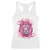 Breast Cancer Awareness Pink Lion Warrior Racerback Tank Top