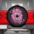 Breast Cancer Awareness Pink Lion Warrior Spare Tire Cover