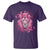 Breast Cancer Awareness Pink Lion Warrior T Shirt - Wonder Print Shop