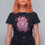 Breast Cancer Awareness Pink Lion Warrior T Shirt For Women - Wonder Print Shop