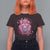 Breast Cancer Awareness Pink Lion Warrior T Shirt For Women - Wonder Print Shop