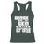 Black Skin Is Not A Crime Racerback Tank Top