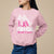 Crush Breast Cancer Awareness Sweatshirt Bling High Heels Pink Ribbon - Wonder Print Shop