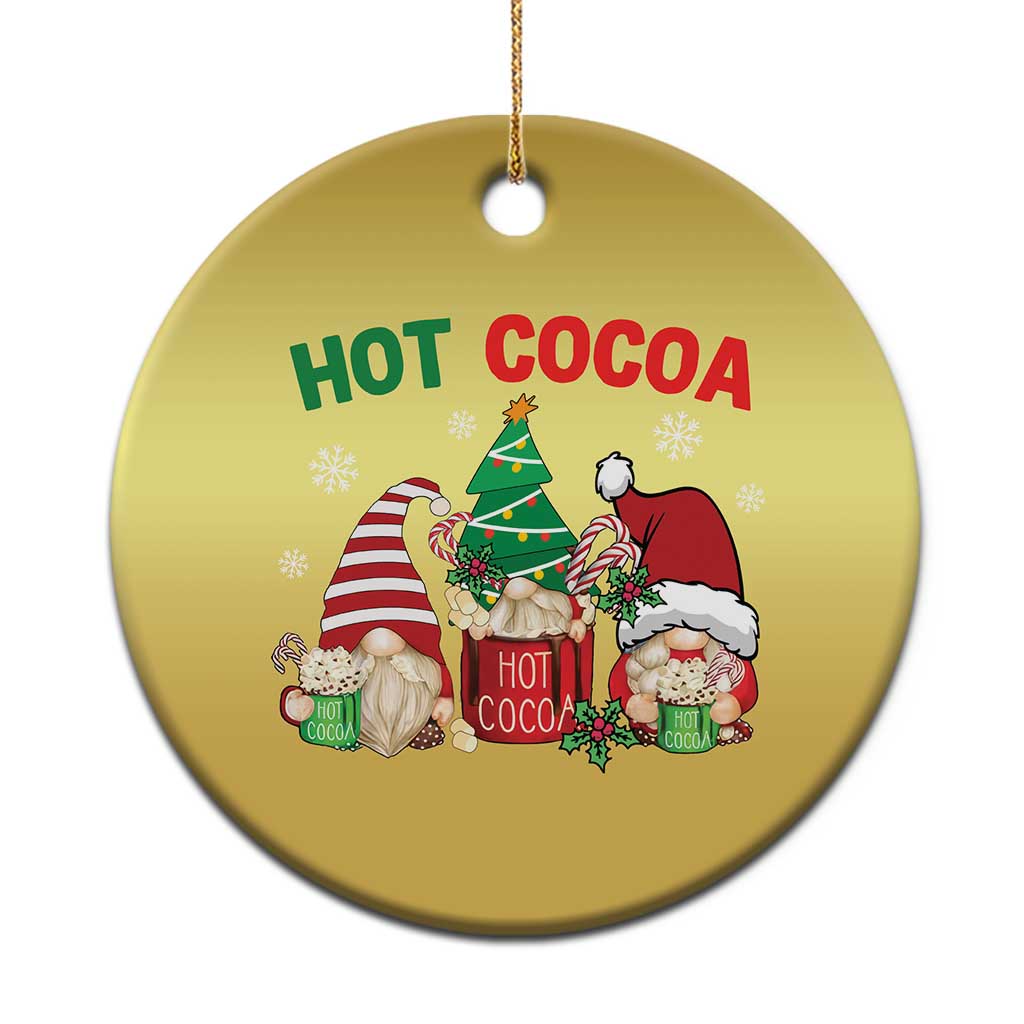 Hot Cocoa Gnomes Drink Hot Chocolate Watch Christmas Movies Christmas Ornament - Wonder Print Shop