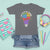 100th Day Of School T Shirt For Kid 100 Days Smarter Kinder Stronger Brighter Brave - Wonder Print Shop