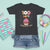 100th Day Of School T Shirt For Kid 100 Days Sprinkled With Fun Cupcake Donut - Wonder Print Shop