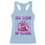 100th Day Of School Racerback Tank Top Cute Moo Deng Baby Hippo 100 Days