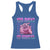 100th Day Of School Racerback Tank Top Cute Moo Deng Baby Hippo 100 Days