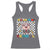 Moo Deng 100th Day Of School Racerback Tank Top Cute Baby Hippo 100 Days