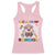 Moo Deng 100th Day Of School Racerback Tank Top Cute Baby Hippo 100 Days